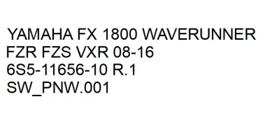 Panewka korbowÓd yamaha fx 1800 waverunner fzr fzs vxr 08-16 6s5-11656-10